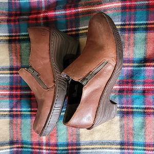Born leather booties 8.5
